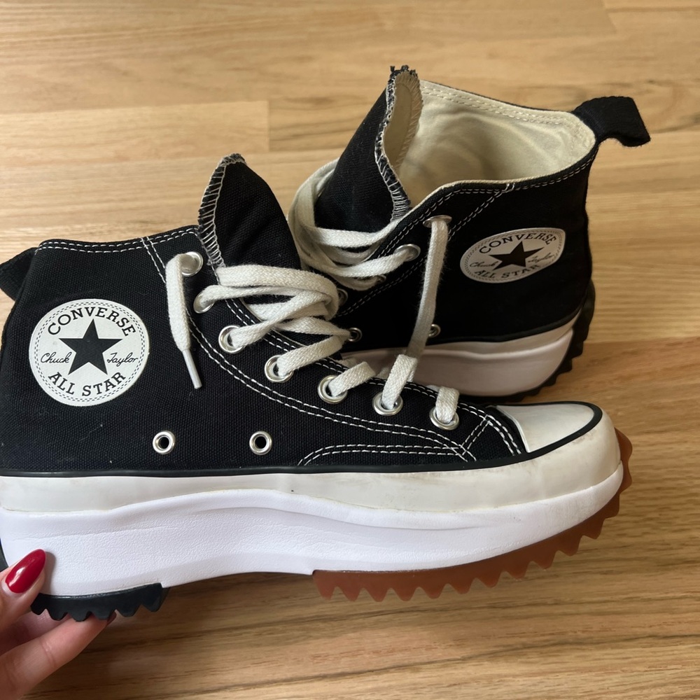 Converse Chuck Taylor White and Black Sneakers